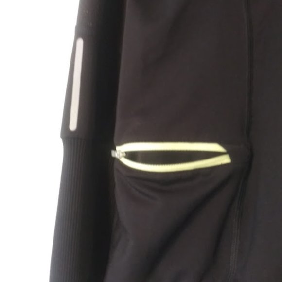 Puma women's size L black and yelllow lightweight hooded jacket - Picture 5 of 16